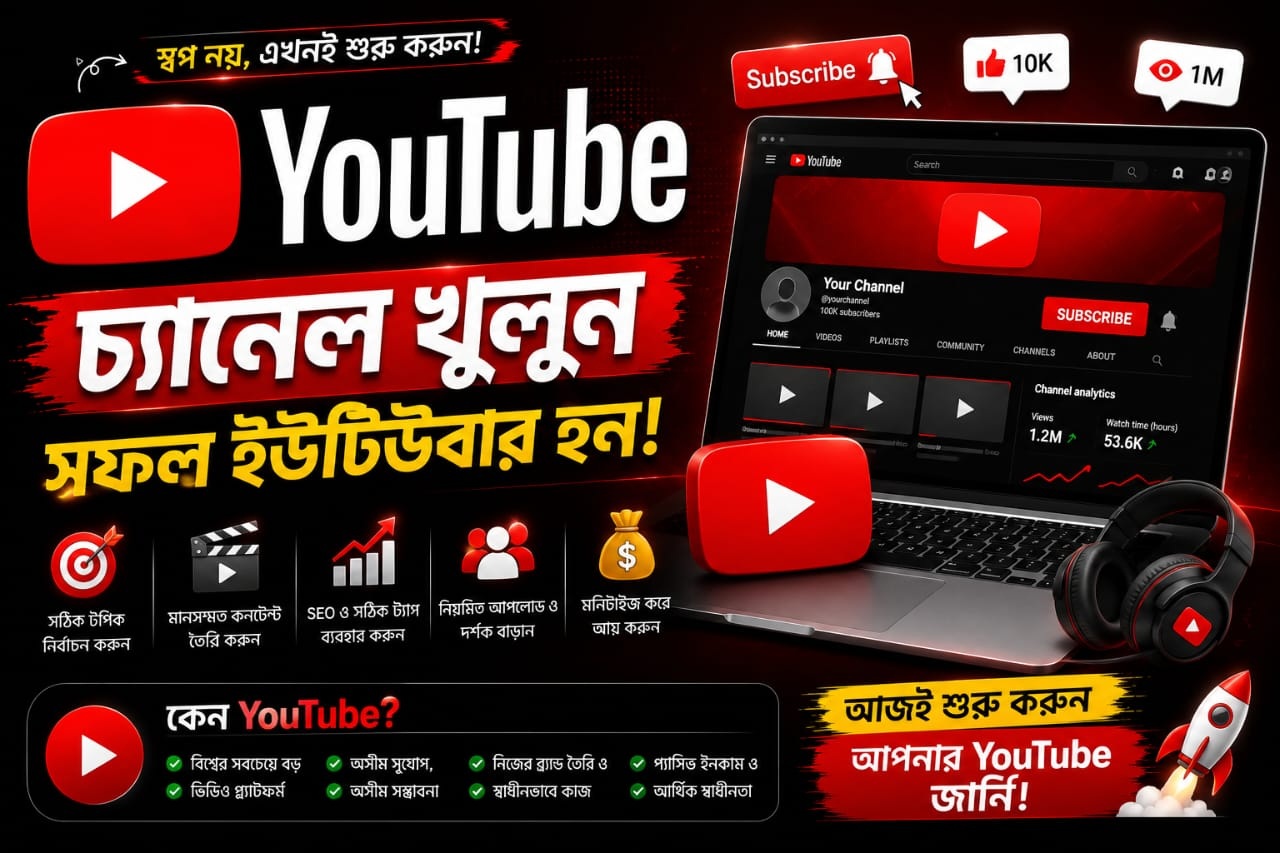 YouTube থেকে আয় কীভাবে করবেন? নতুনদের জন্য সম্পূর্ণ গাইড